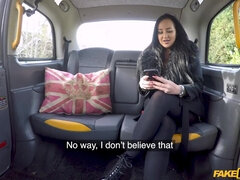 Inked Hotty Cums Hard In The Euro Taxi - Heavily Tattooed Beth Adams dicked by Driver