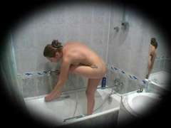 Roodharige vrouw, Douche, Tiener