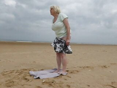 Enthousiasteling, Strand, Brits, Vrouw