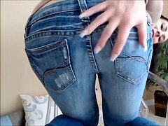 Alexa rumbling jeans
