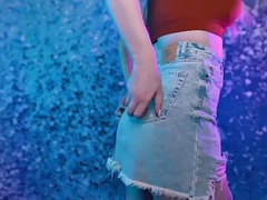 ASMR MOOD JEAN SCRATCHING