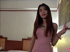 Showering Thai honey creampied by japanese