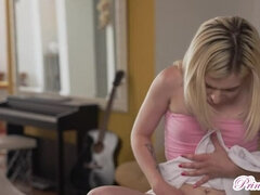 Besamung, Schwanz, Lecken, Orgasmus, Zierlich, Pov, Rau, Kurzes haar