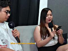 Asiático, Chica, Verga grande, Corridas, Filipina, Estrella porno, Pov