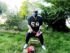 Football-Pup outdoor training session with David