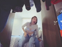 デカ尻, 家族, 女, 人妻の, レズビアン, オマンコ, ストッキング, 禁句