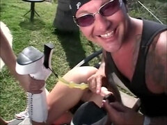 Amateur, Anal, Cul, Blonde, Queue, Double pénétration, Hard, De plein air