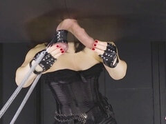 Weibliche domination, Fussjob, Schuhe