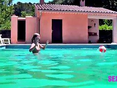 Amateur, Playa, Rubia, Alemán, Adolescente