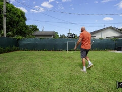 フェラチオ, バック, 手コキする