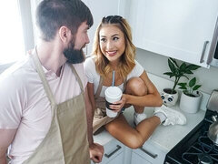 18, お尻, デカチン, バック, 異人種間, 自然山雀, ガリガリ, オッパイの