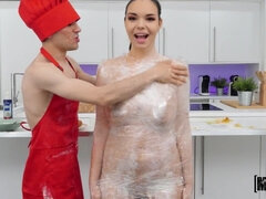 Kinky cook Jordi El Nino Polla has fun with succulent babe Sofia Lee