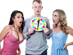 18, デカ尻, デカチン, デカパイ, フェラチオ, バック, 女 人男 人, ティーン