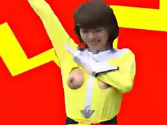 アジア人, 美女, フェラチオ, フェティッシュ, 手コキする