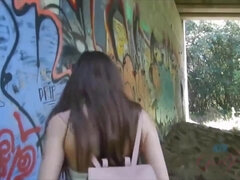 Naughty young lady Winter Jade POV sex