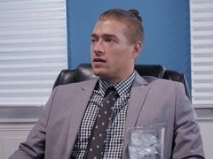 デカパイ, ブロンド, バック, 顔射, Hd, オフィス, 穴開きパンティ, 馬乗り