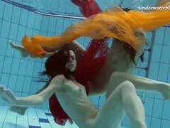 Dress, Fetish, Hd, Lesbian, Lingerie, Pool, Teen, Underwater
