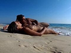 Just Playing Naked At A Deserted Beach