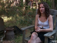 Anal, Sucer une bite, Femelle, Humiliation, Innocente, Public, Rugueux, Voyeur