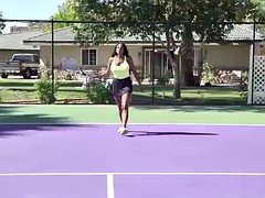 Tussi, Grosser schwanz, Grosse titten, Im freien, Flotter dreier