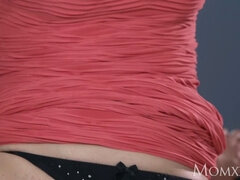 デカパイ, 捕まる, エロ熟女, バック, Hd, 旦那, 赤毛, ストッキング