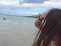 Playa, Bikini, Coche, Papá, Penetracion con dedos, Pov, Coño, Tetas