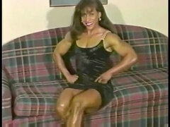 Vintage muscle, muscular woman, vintage