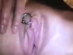 My large cunt filled with a big bottle