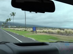 Mamada, Coche, Despelote, Masturbacion con pies, Aceite, Orgasmo, Pov, Coño