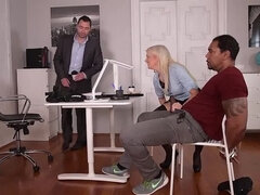 Extreme Interrogation: Gushing Blonde Double-Penetrated featuring Layla Price