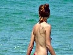 Amateur, Plage, Hd, Espagnole, Voyeur