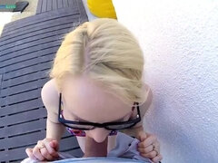 Blondine, Behaart, Handjob, Hardcore, Lecken, Im freien, Pov, Reiten