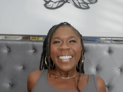 Two black beauties going gaga all over a stiff white dick