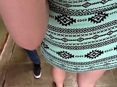 Curly hair babe pounded for a few bucks