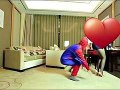 Asiatisch, Chinesisch, Japanische massage, Dürr, Sich ausziehen, Scherzbold