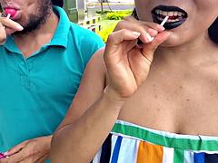Belleza, Verga grande, Tetas grandes, Hd, Latina, Maduro, Al aire libre, Público
