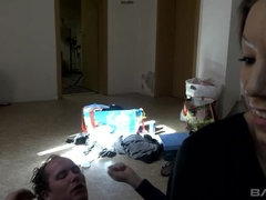 In den arsch, Arsch, Braunhaarige, Besamung, Spermaladung, Europäisch, Piercing, Tätowierung