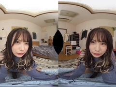 Lascivious asian teen VR mind-blowing movie