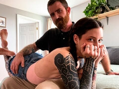 Mamada, Morena, Estilo perrito, Pajear, Tatuaje, Adolescente, Tetas, Mojado