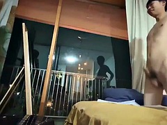 Asiático, Mamada, Pareja, Corrida, Corridas, Grupo, Masturbación, Trio