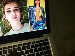 Emma Roberts porn worship celeb cum tribute