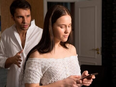 Grosser schwanz, Blasen, Süss, Natürlichen titten, Rasiert, Dürr, Jungendliche (18+), Titten