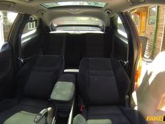 Rich Wife Finishes Her Shopping Spree With A Ride On Cabbie's Cock