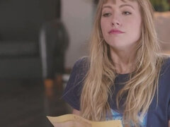 ブロンド, 茶髪の, グループ, 毛深い, Hd, レズビアン, ティーン