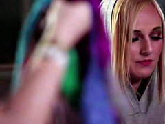 Weird Kate sniffing Jenna Ross undies