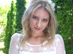 18, お尻, ブロンド, カワイイ, エロティック, オマンコ, 一人, オッパイの