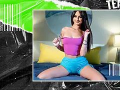 Innocent redhead wifey dressed as gets dominated by her cheating spouse and his big boobed blond tart