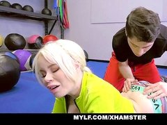 MYLF - stellar mummy fellates Her Instructors Cock