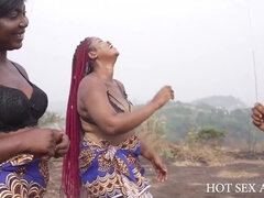 Gorgeous african MILF breathtaking porn clip