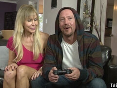 アナル, デカパイ, ブロンド, フェラチオ, チン, 家族, ハードコア, Hd